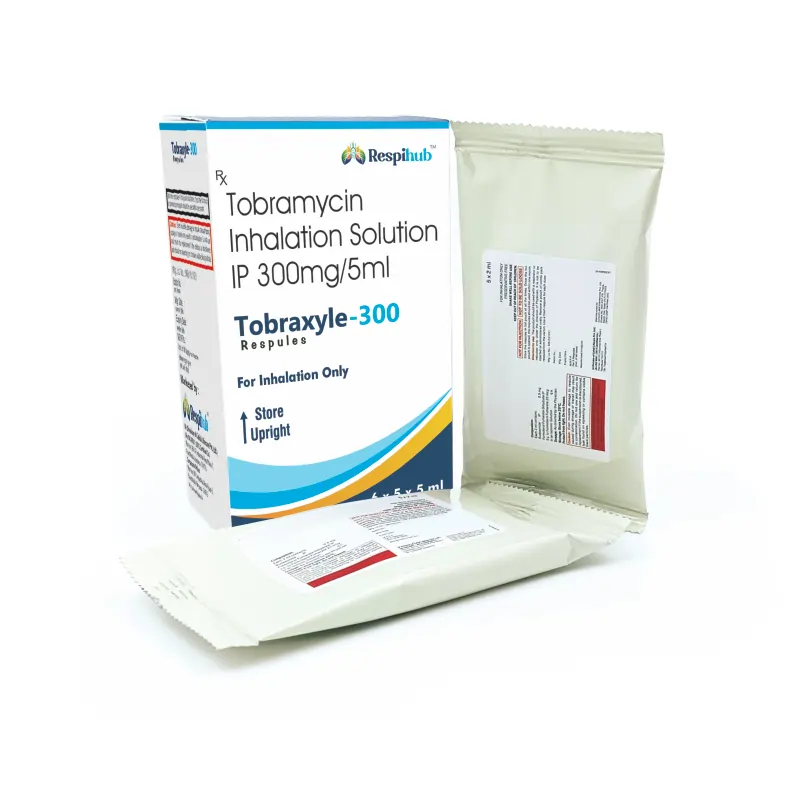 Tobramycin 300 mg Respules top Manufacturer India